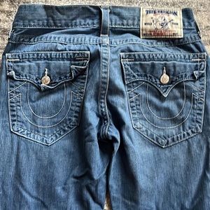 True Religion 31 waist hemmed 31 length.